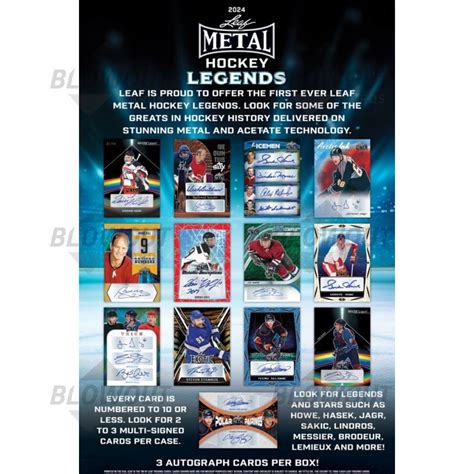 2024 leaf metal hockey legends box|2024 leaf metal legends hockey.